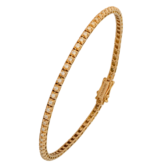 Bracciale Namuri TENNIS V in Oro Diamante 0.5 Ct BR01-050V/R - BR01-050V/R